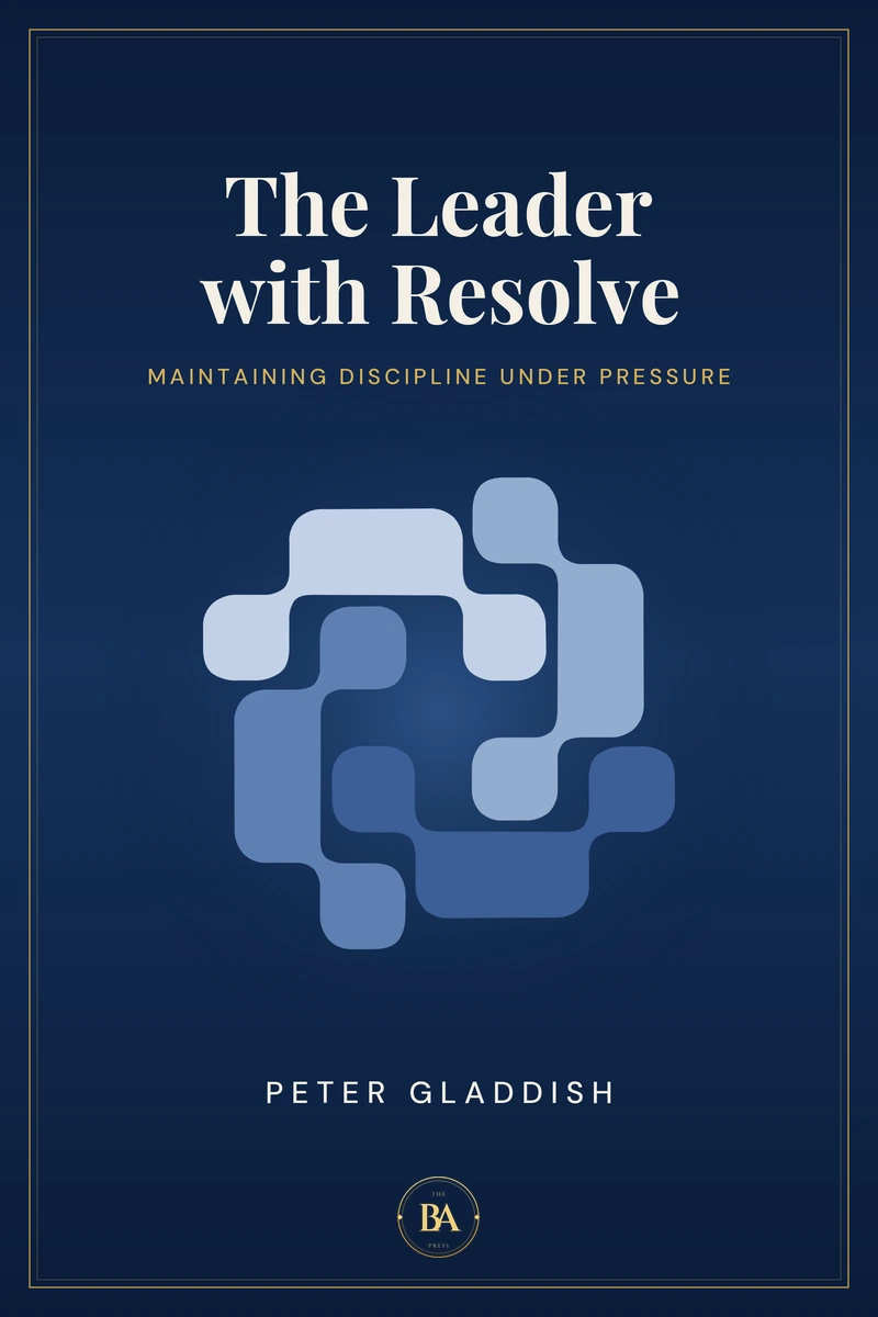 The Leader with Resolve — front cover